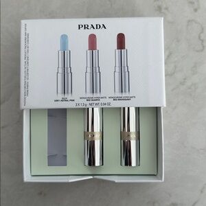 Prada Lipstick Mini Lio Collection - Quartz and Mahogany